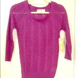 Purple Sweater - New With Tags - Junior Size M